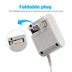 Xahpower DS Lite charger cable extended, flexible reach for comfy gaming.