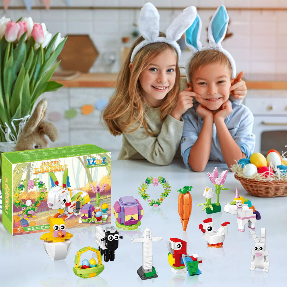 Xalvitra Easter basket stuffers block set for screen-free play
