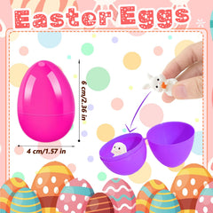 Xanllaxa eggs feature 12 different bunny styles for variety and delight.