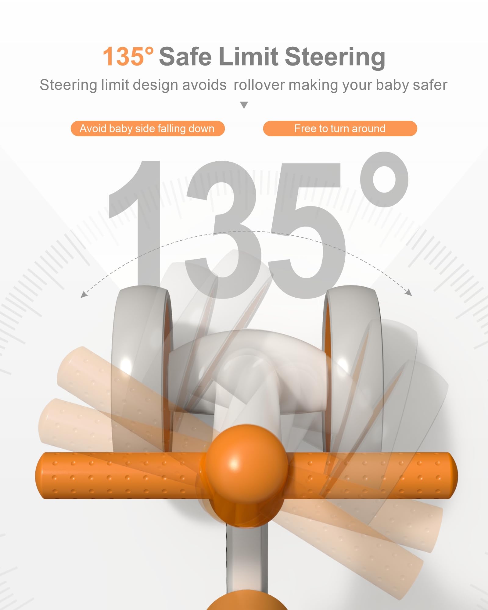 XBONFOE lightweight frame enables easy carrying by parents.
