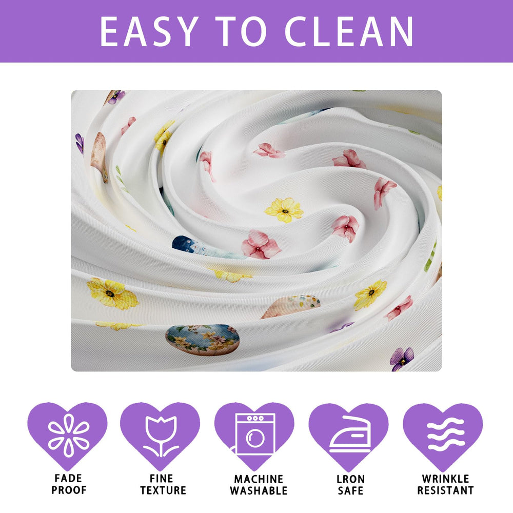 XCHI washable tablecloth offers easy cleanup after meals and celebrations.
