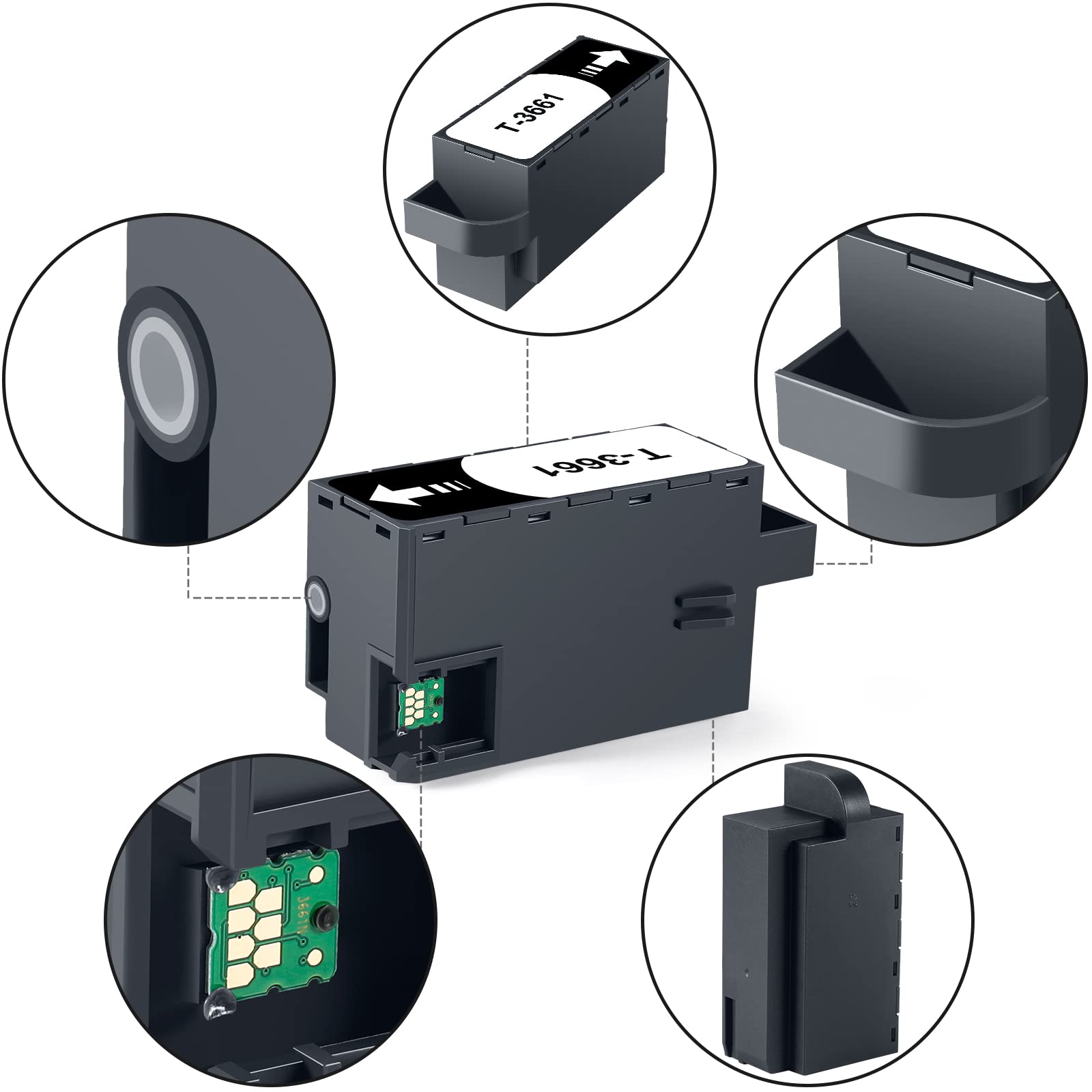 Xcinkjet T366 maintenance box packaging ready for Expresion printers.