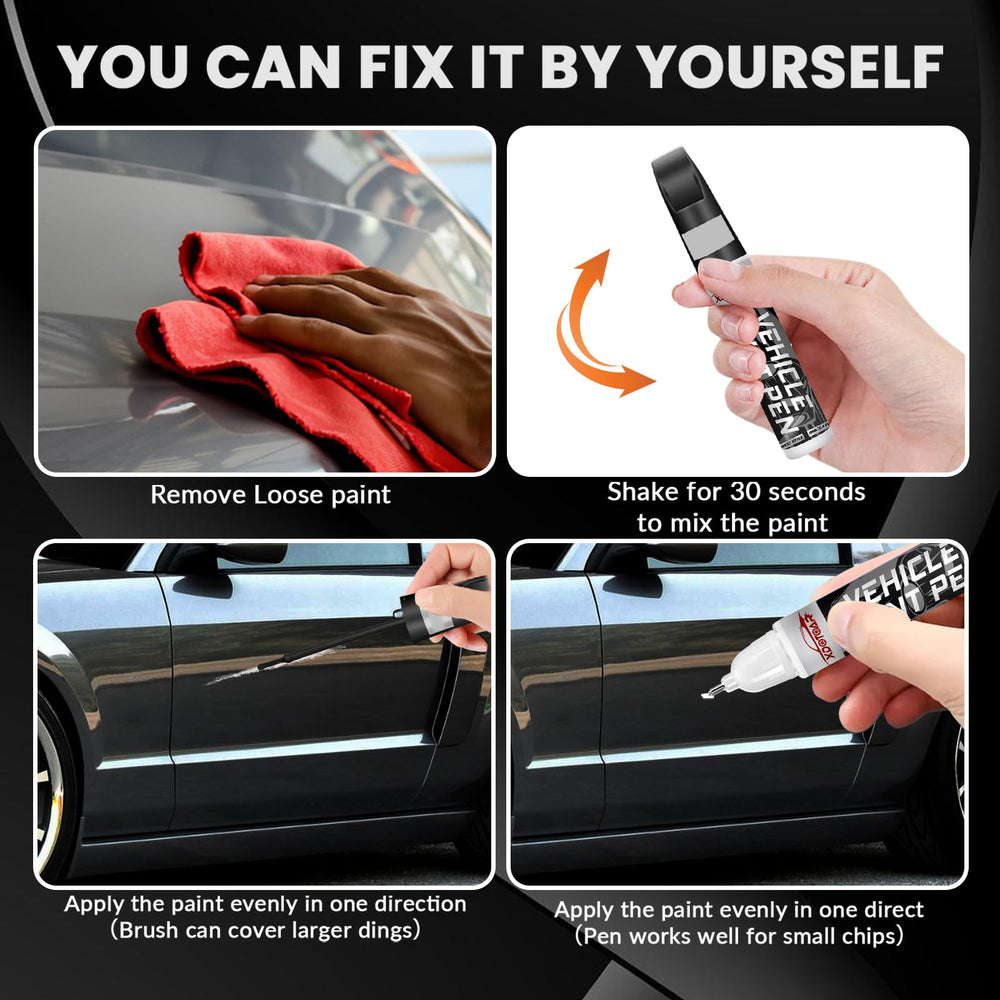 Xdotoar grey 2-in-1 paint filler works on cars, motorcycles, boats, and furniture.