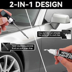 Xdotoar grey touch up paint dries in minutes for quick, on-the-go fixes.