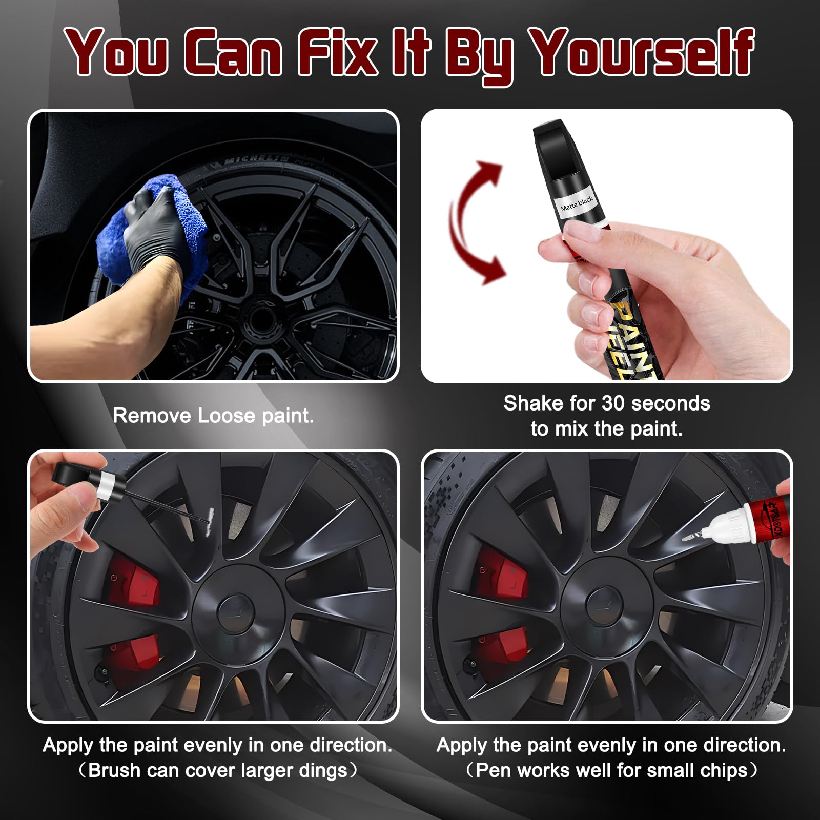 Xdotoar multi-surface repair pen versatile for wheels, faucets, and more.