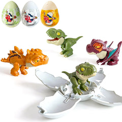 XDXM dinosaur egg hatching toy 3-pack with exploding egg reveal for Easter fun