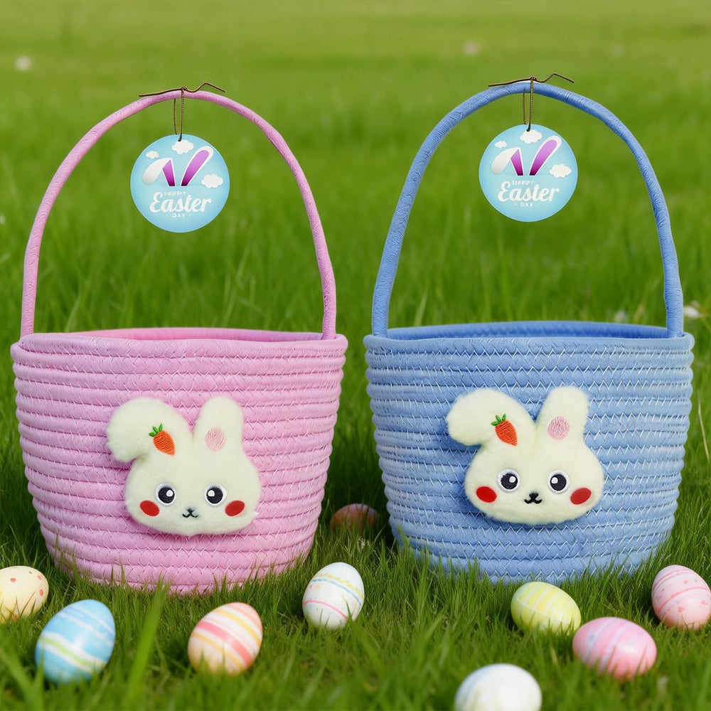 XENTUMI Easter basket with personalized name card for a special touch