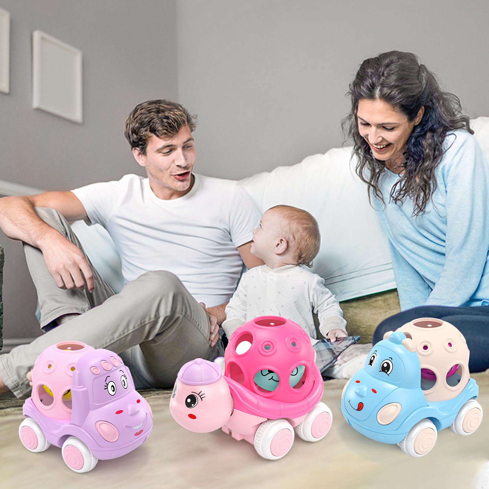 XFFFun baby girl car on-the-go toy, easy to take anywhere.