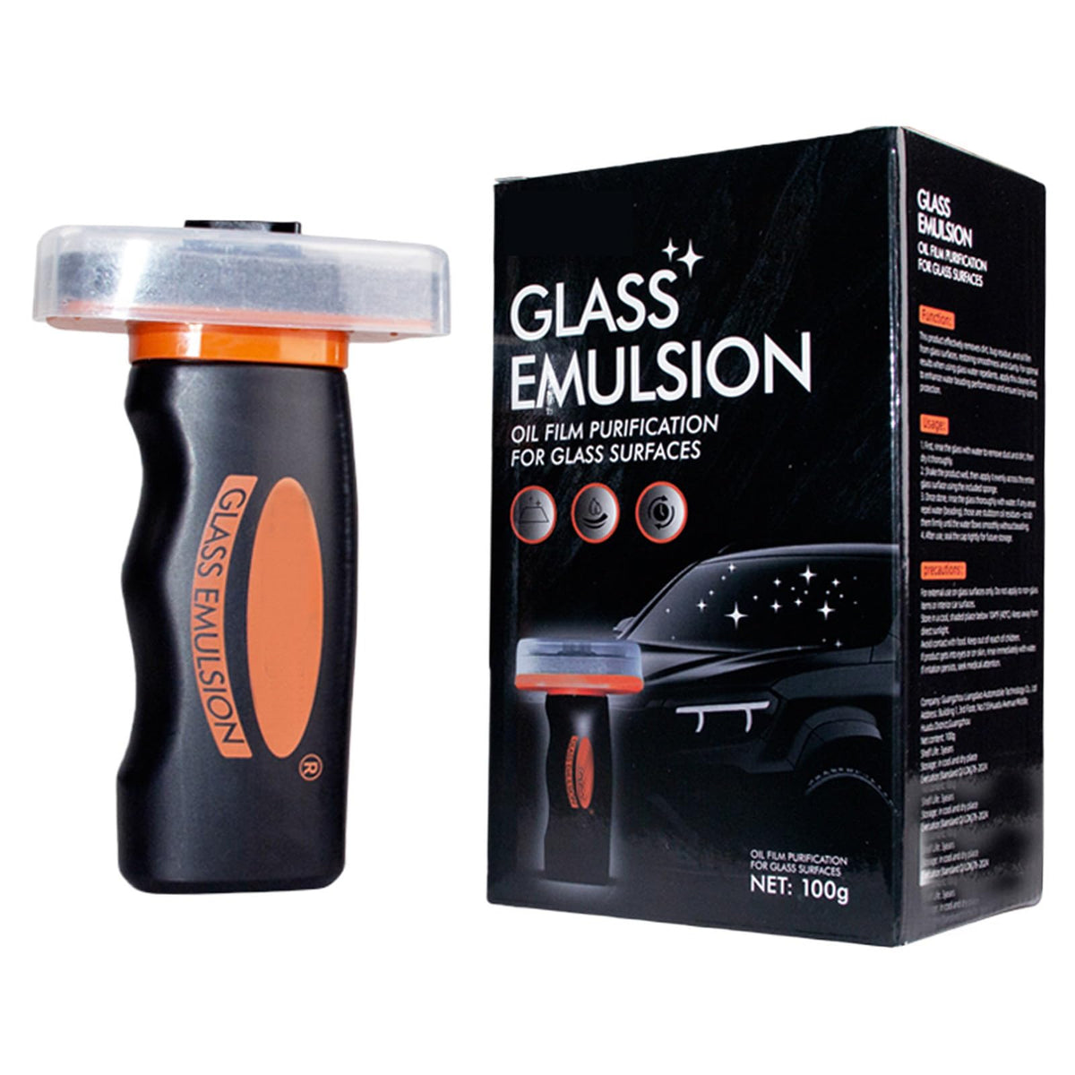 XFYVIKR Glass Guard bottle with roll-on applicator for even coverage.