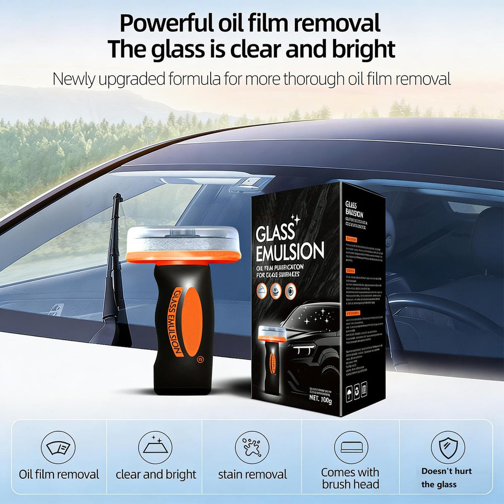 XFYVIKR Glass Guard roll-on application provides even coating.