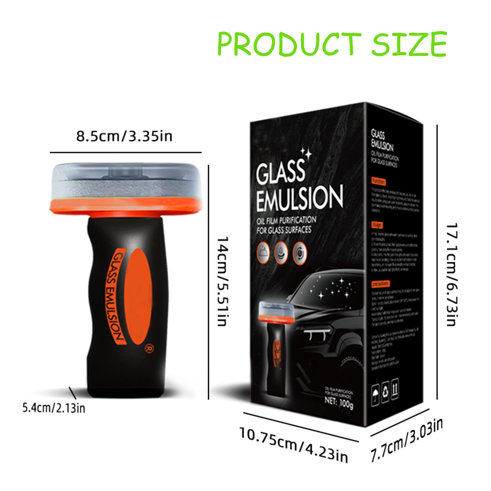 XFYVIKR Glass Guard protects glass from future contaminants.
