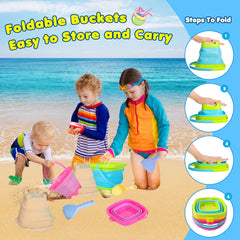 Xgunion beach shovel and rake set for kid-friendly sand play