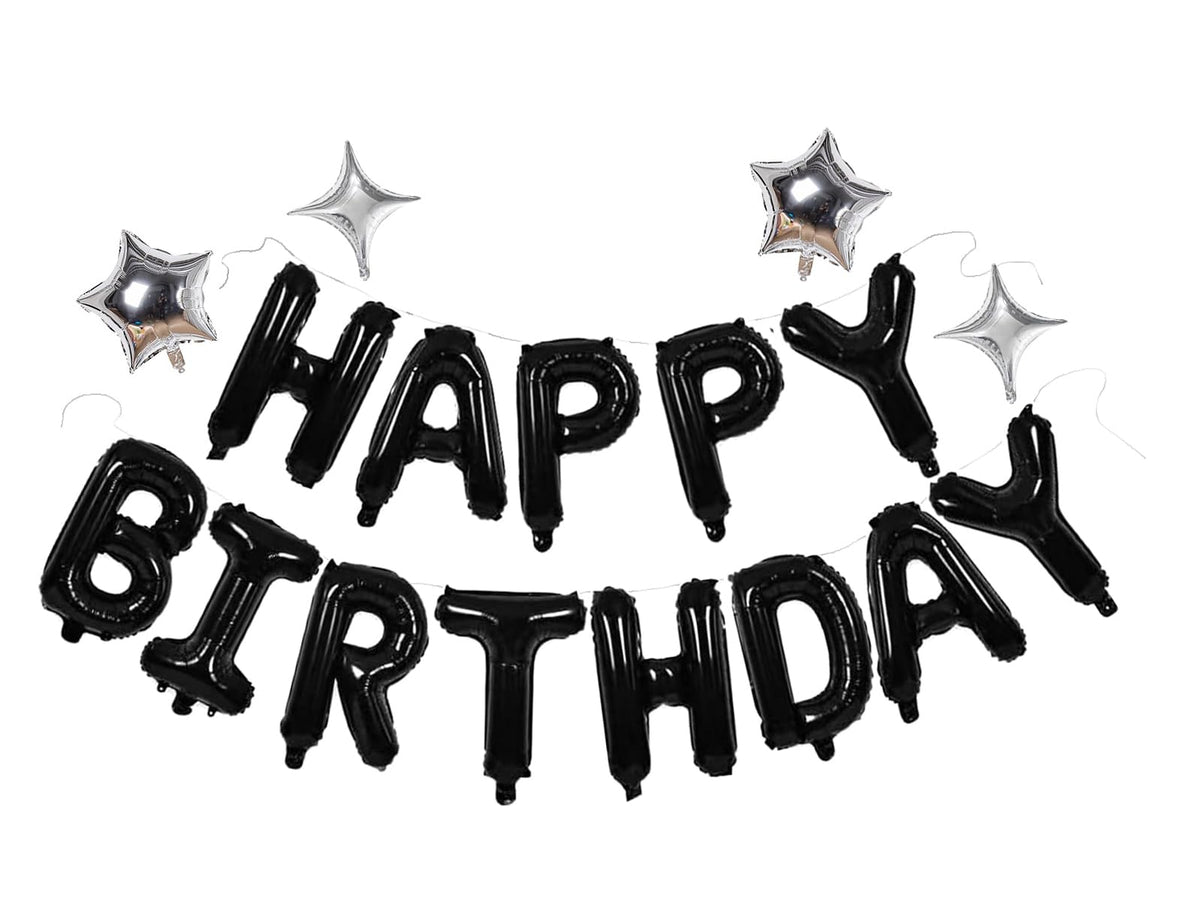 Xiangsushijie 16-inch Happy Birthday banner balloon for indoor and outdoor celebrations