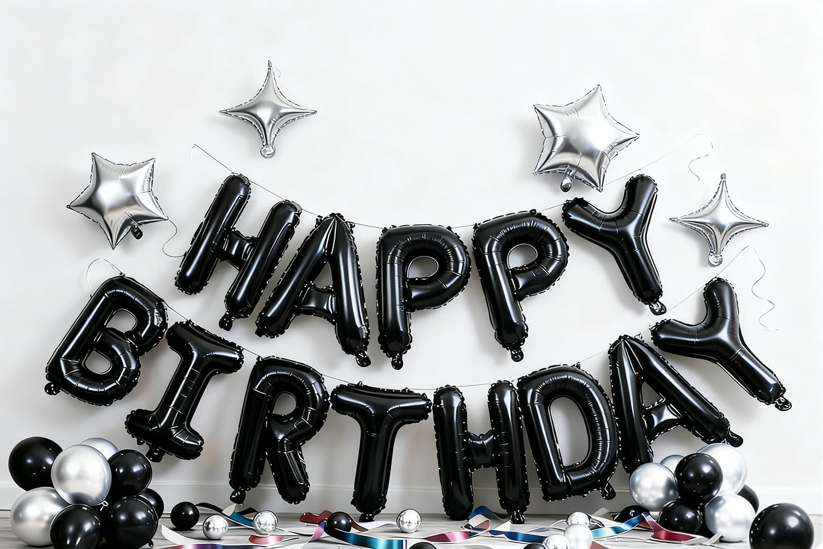 Xiangsushijie 10-inch five-point star balloon adds shimmering accents