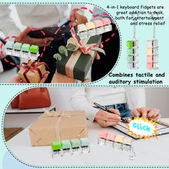 XiawaLangzhuo keyboard fidget green tactile feedback on the go