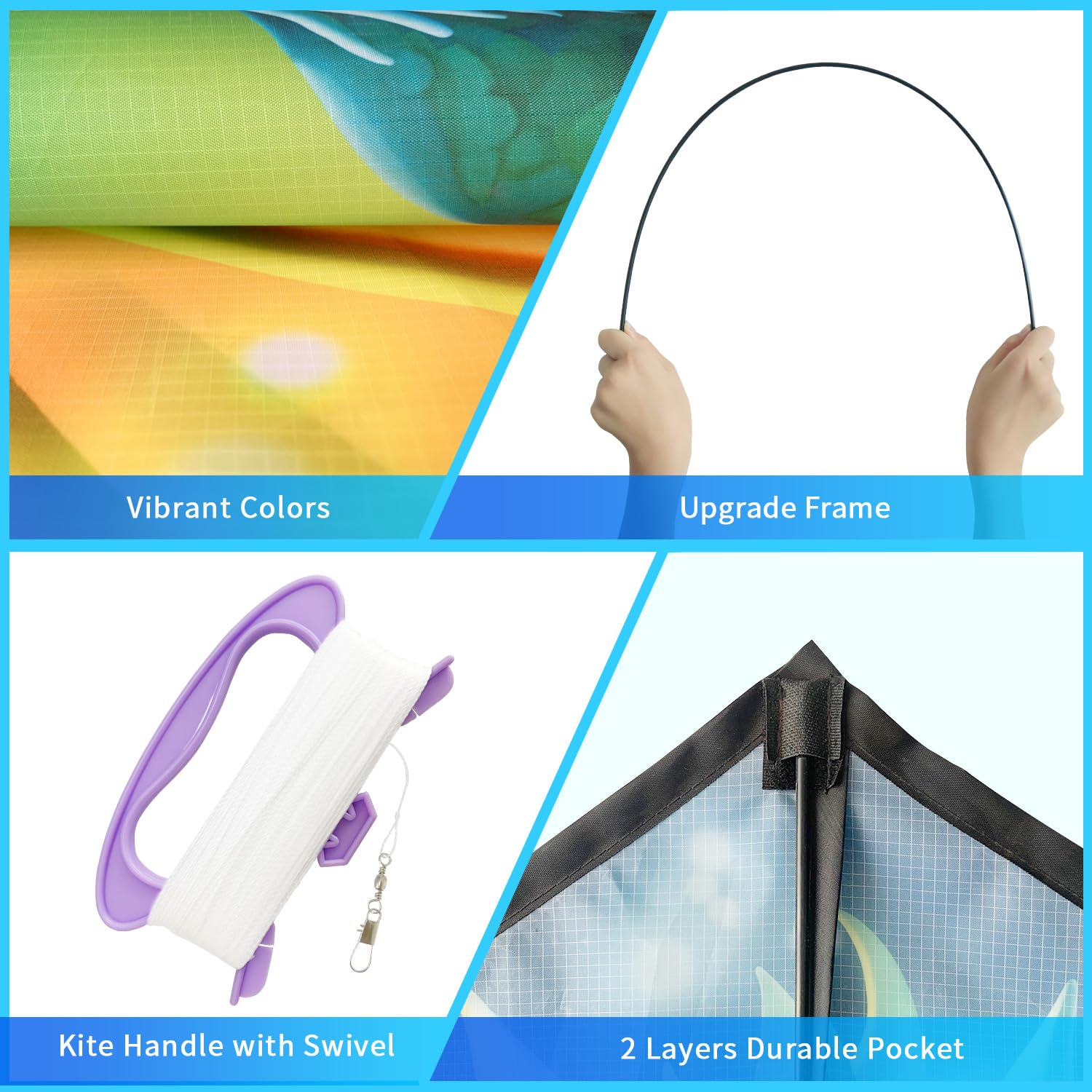 Xida Dragon Kite delivers stable flight across wind changes for beginners.