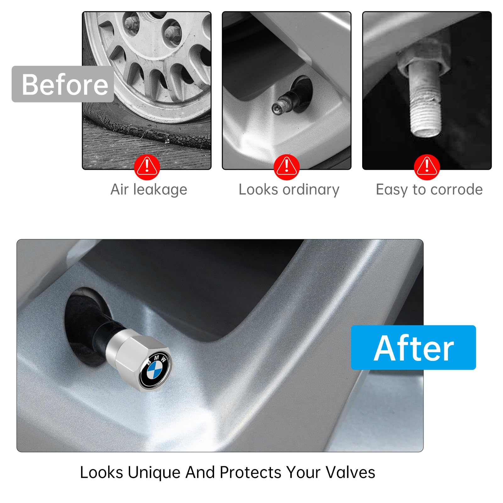XIGRALUCK valve cap with easy screw-in thread for quick installation.