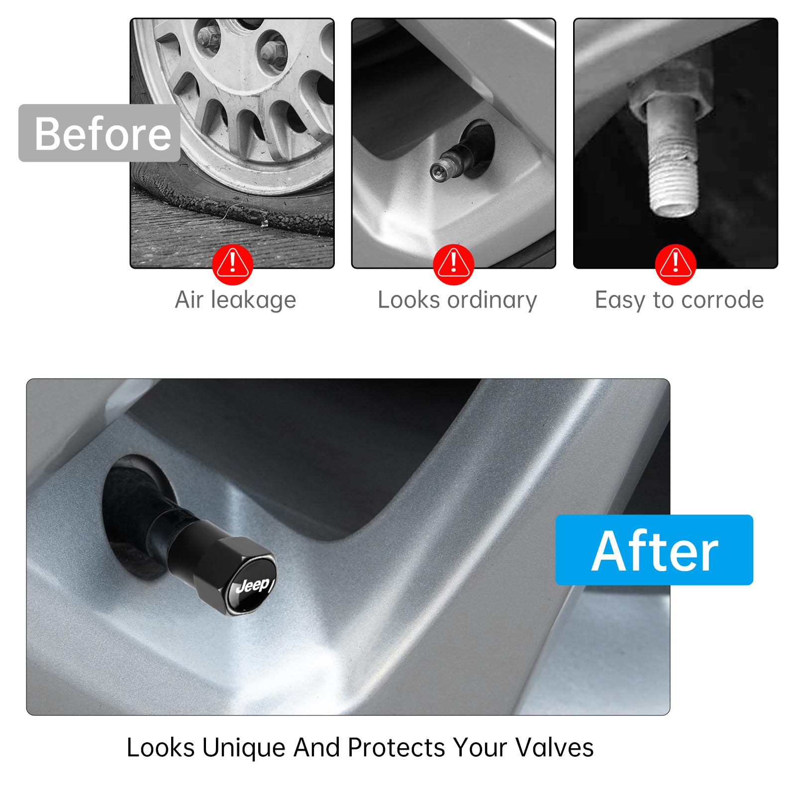 XIGRALUCK valve cap with screw-in design for easy installation.
