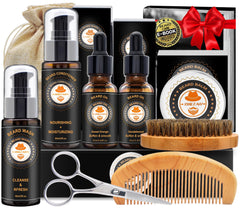 XIKEZAN beard kit gift box—premium packaging for gifting.