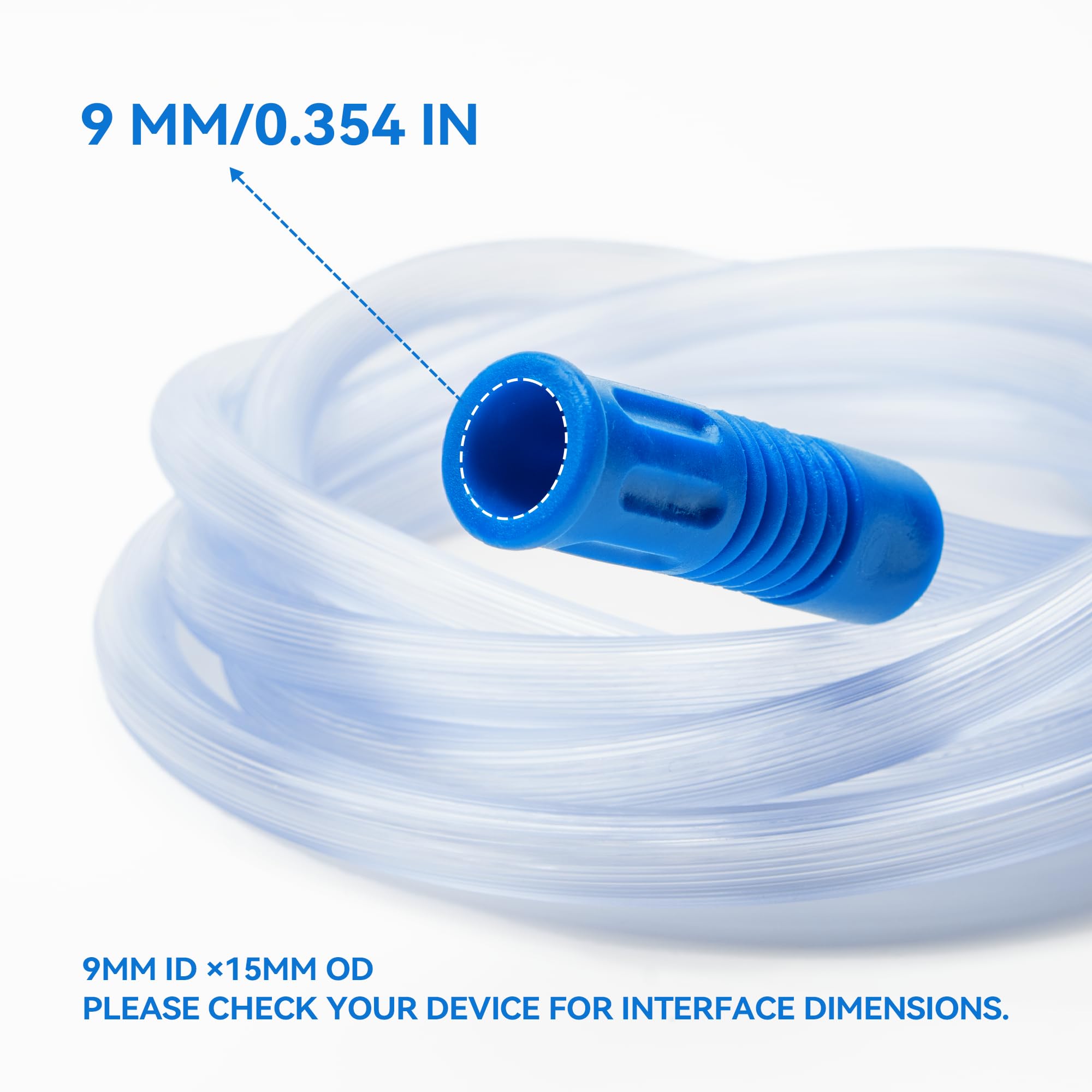Ximter two sterile tubes ready for quick tool free installation.