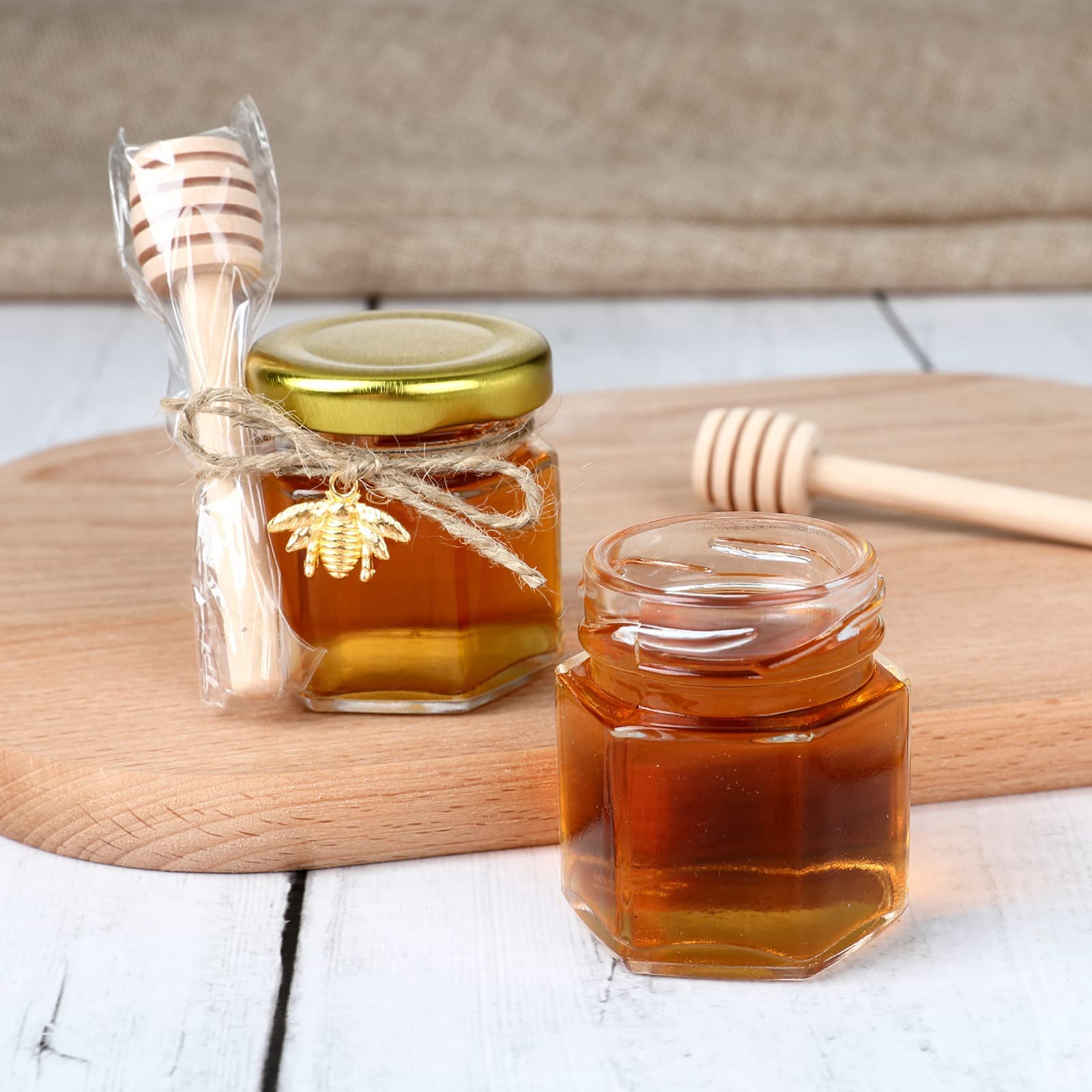 XING-RUIYANG wedding favors: mini honey jars for guest gifts