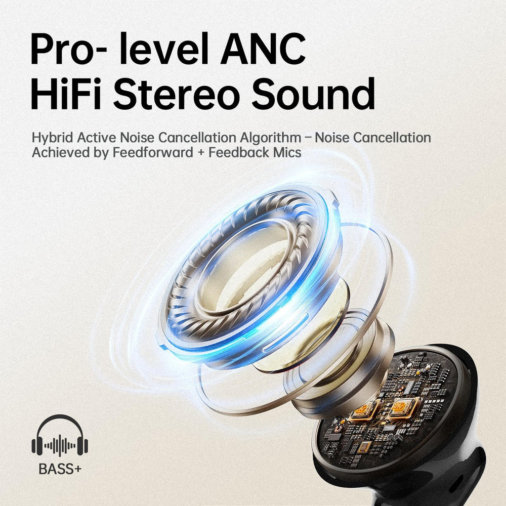 Xinwld Air3 Pro up to 40 hours playback with wireless charging