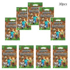 Xioose Pixel cartoon-pattern bags ideal for birthday celebrations and prize giveaways.