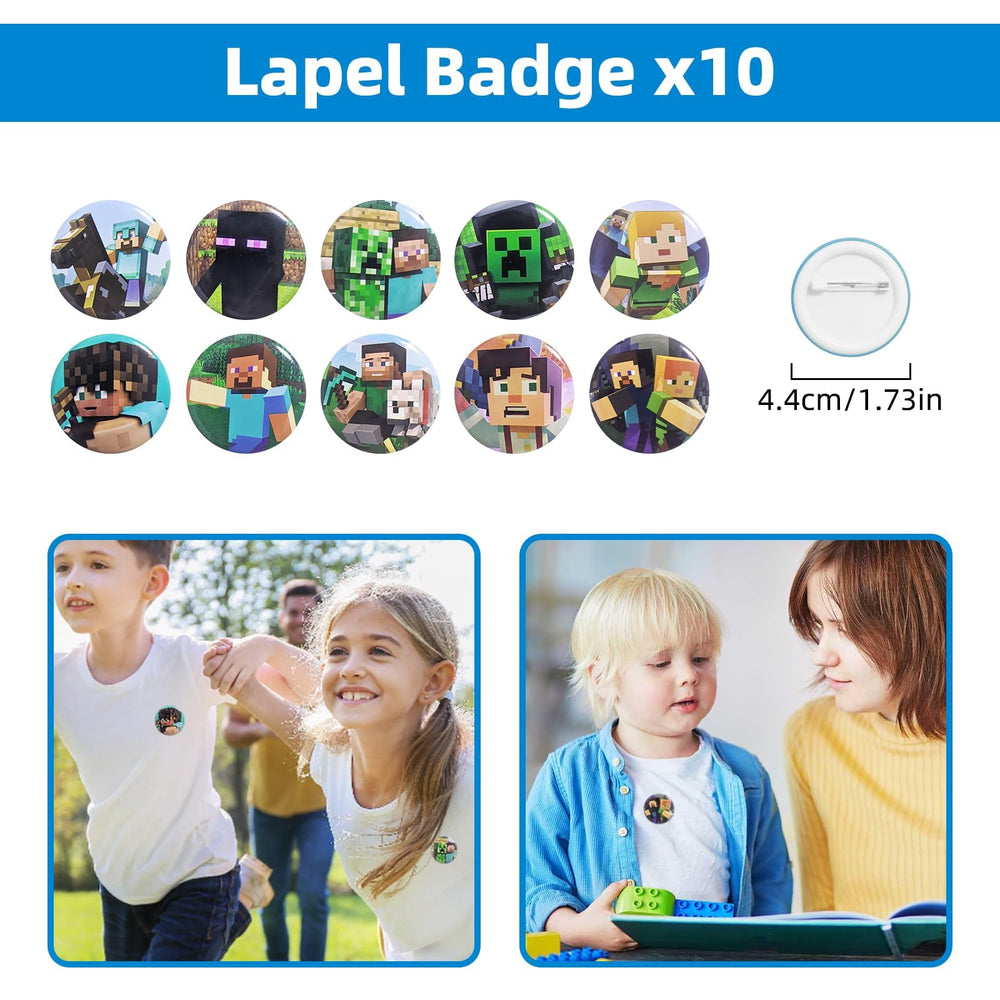 Xioose Pixel Style 10 keychains, cute keepsakes for guests.