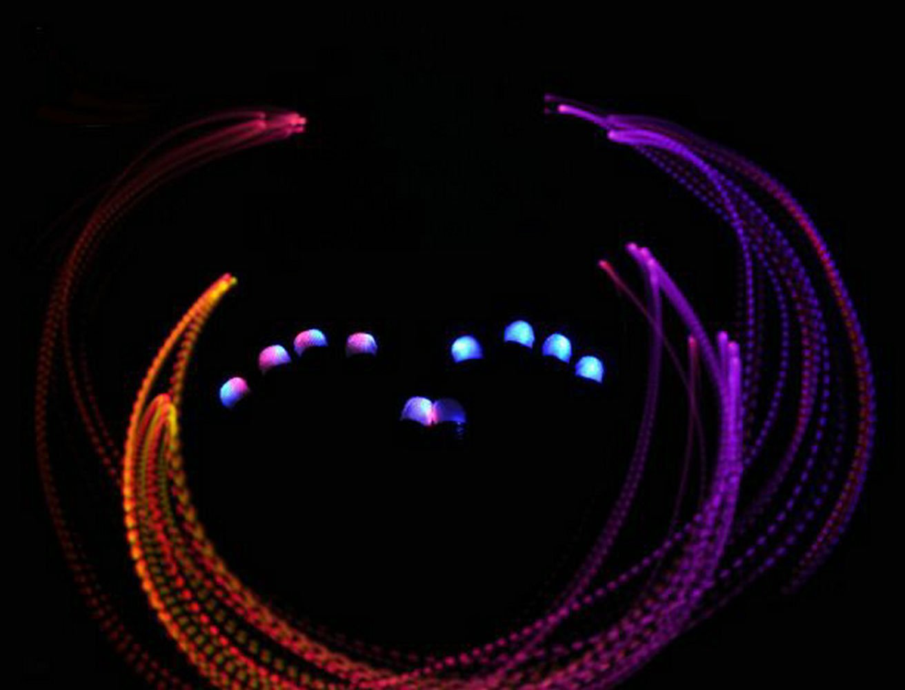XISFORX glow gloves ideal for concerts, raves, clubs, and parties