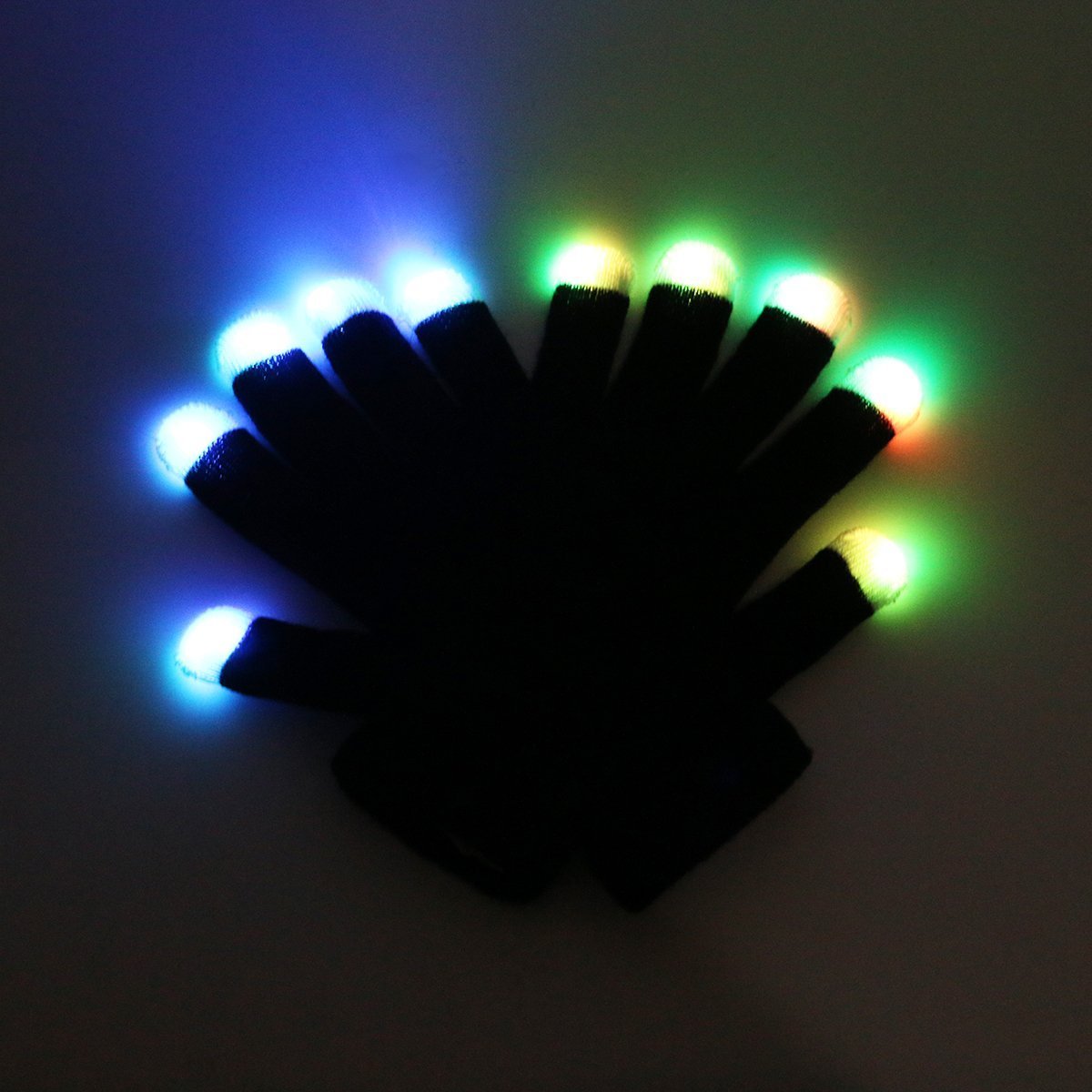 XISFORX flashing modes display blue, red, and green lights