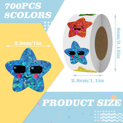 XITDW easy-peel stickers leave no residue on surfaces