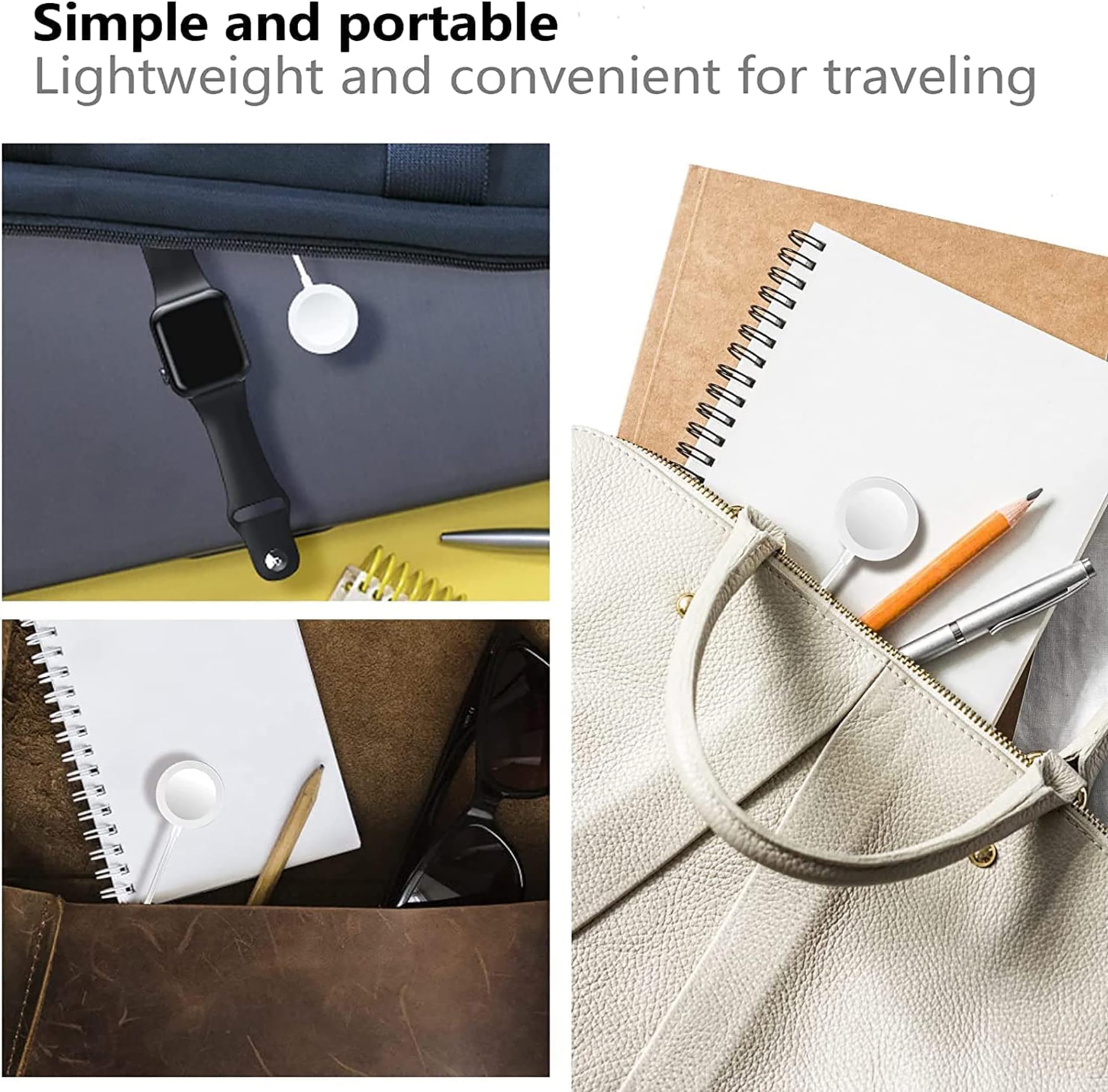 Xiwxi magnetic charging cable side profile in white