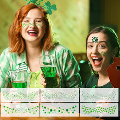 XIYOKA clover tattoos for St Patrick's Day with bold shamrock accents.