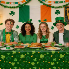 XIYOKA large clover tattoos, eye-catching shamrock details for celebrations.
