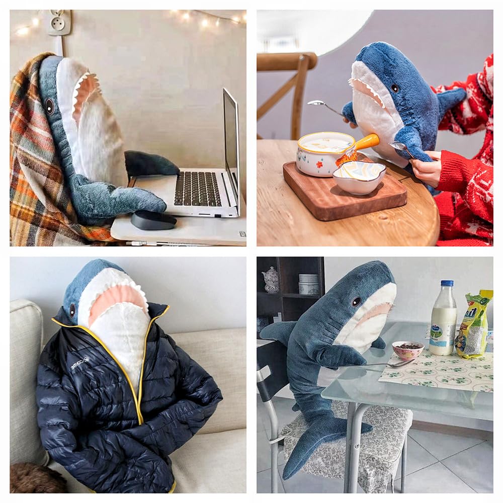 XIYUAN SharkPlush vacuum packaging shown during transit
