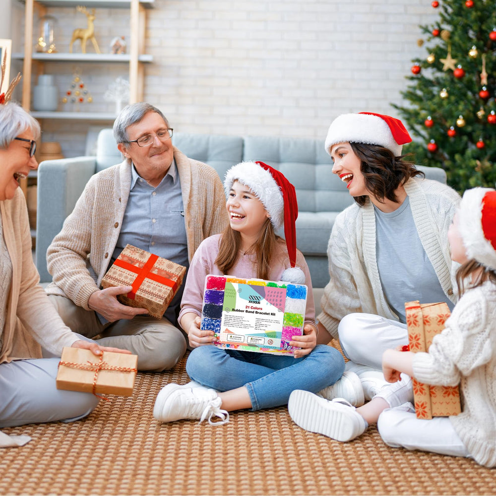 XKDOUS 21-color set invites imaginative play and bracelets in minutes.
