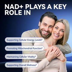 XKQ NAD+ supplement label detail highlighting clean vegetarian formula