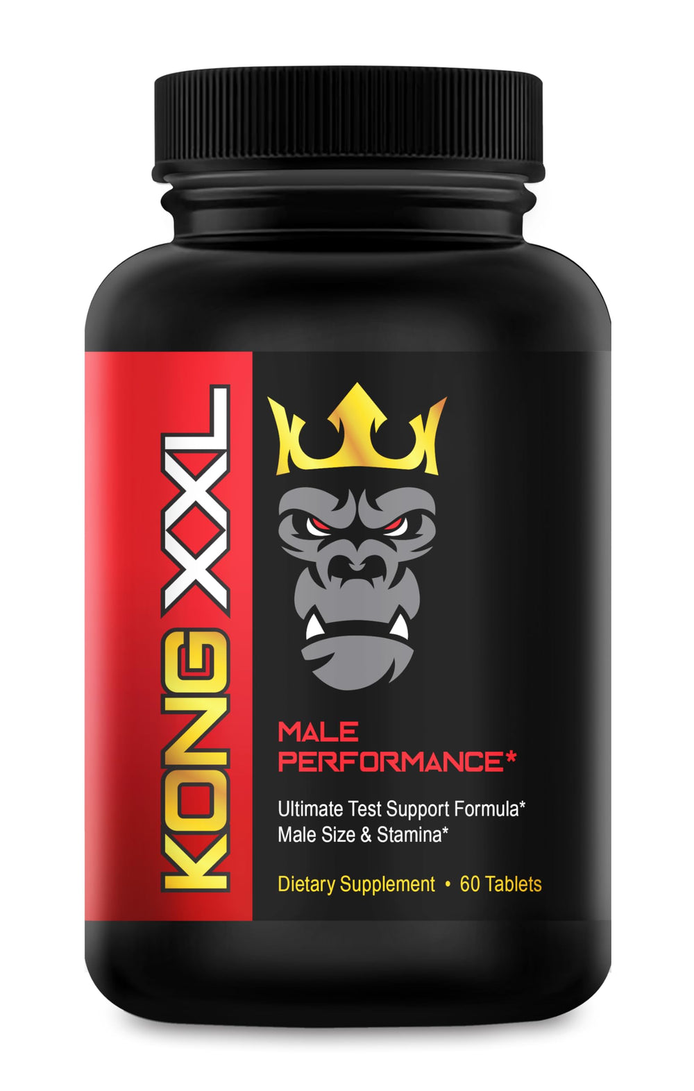 Kong XXL bottle front view by XL Science for easy daily dosing