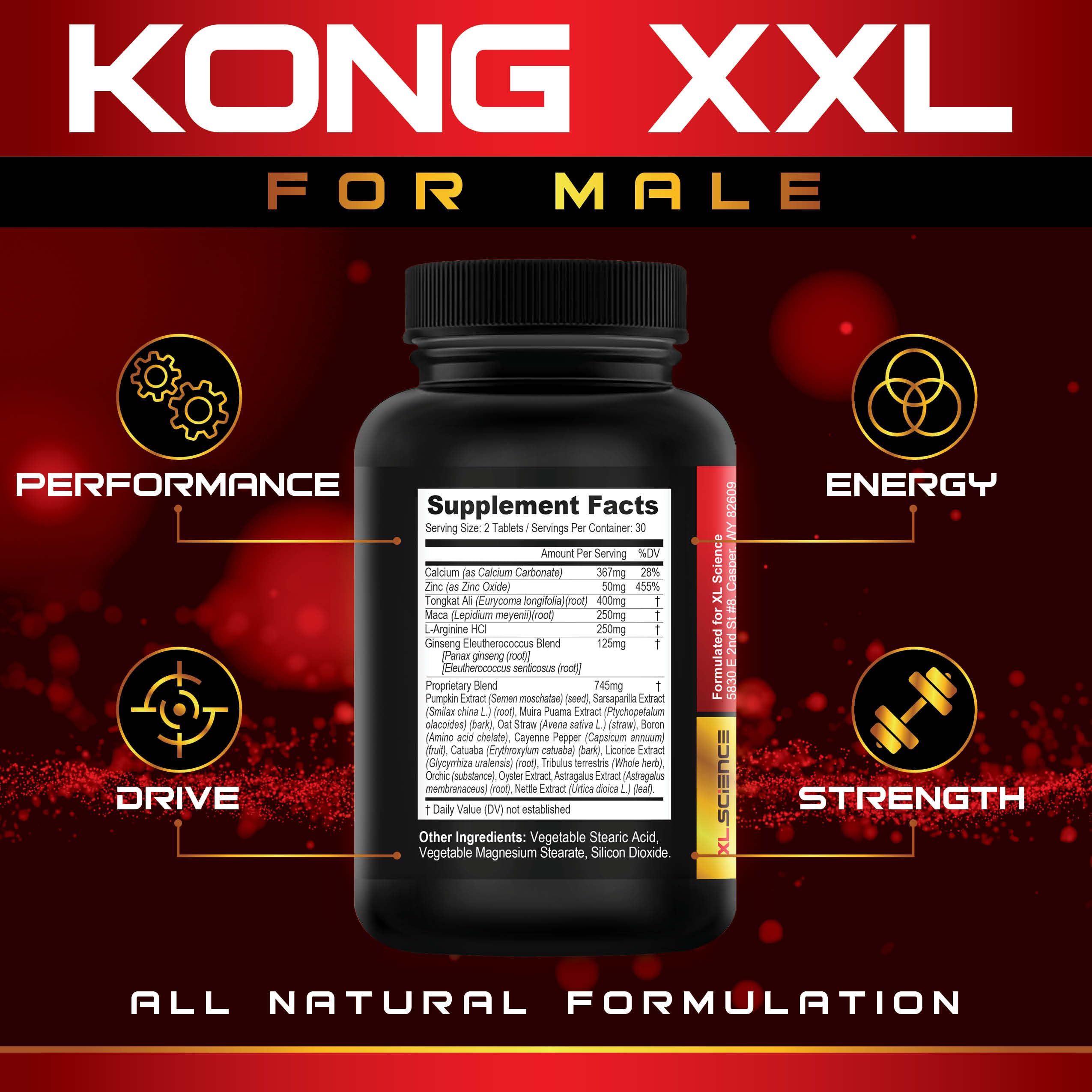 Kong XXL USA lab-tested badge signaling reliability and safety