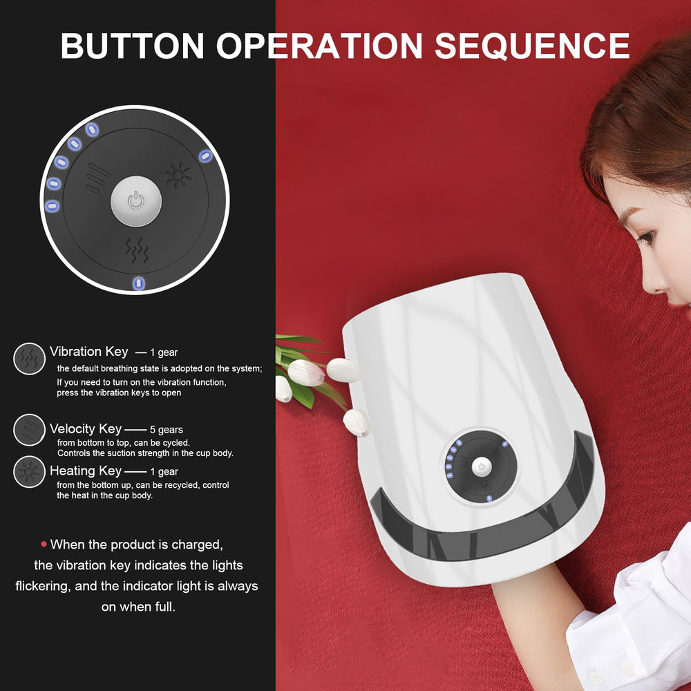 Five heat levels and modes customize your massage.