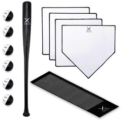 Xmortar Grand Slam bat close-up reveals wood-grain texture for a pro feel.