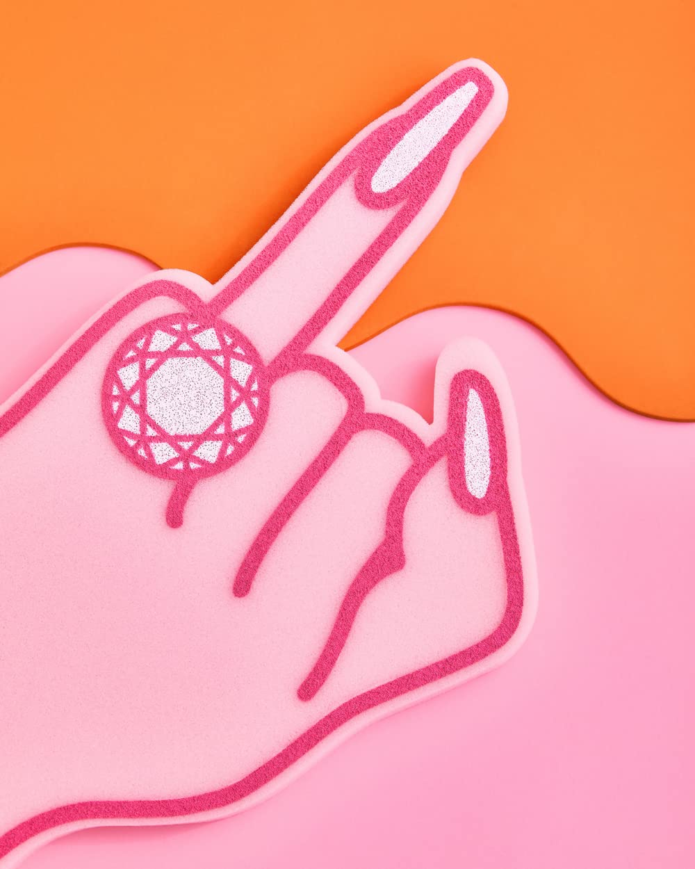 xo Fetti engaged foam finger stands out as a gag gift.