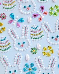 xo, Fetti flowers and butterflies gems enhance spring decor
