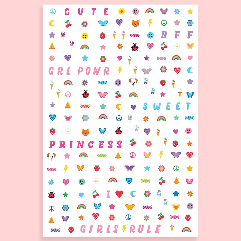 xo, Fetti Kids Nail Stickers: pets, cats, and rainbows for playful nail art