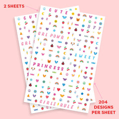 xo, Fetti Kids Nail Stickers: stars and moons for festive birthday nails