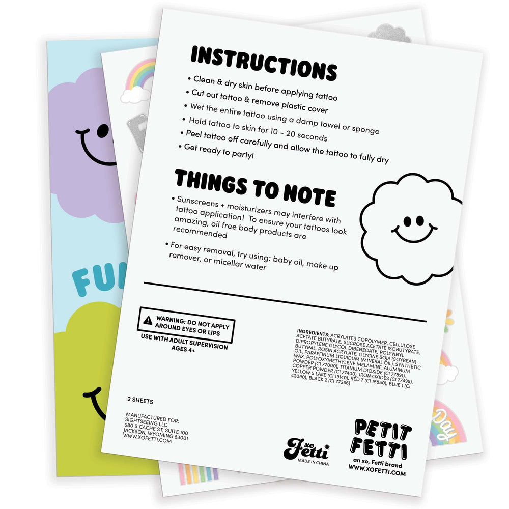 xo Fetti tattoo application guide helps quick, mess-free at-home use