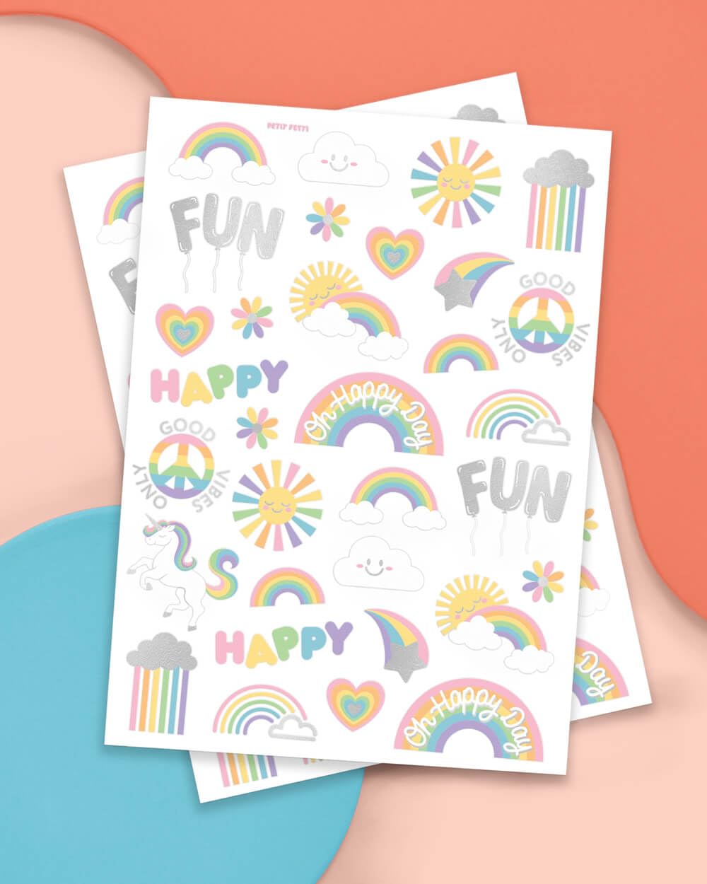 xo Fetti Unicorn tattoo designs offer playful accents for kids’ celebrations