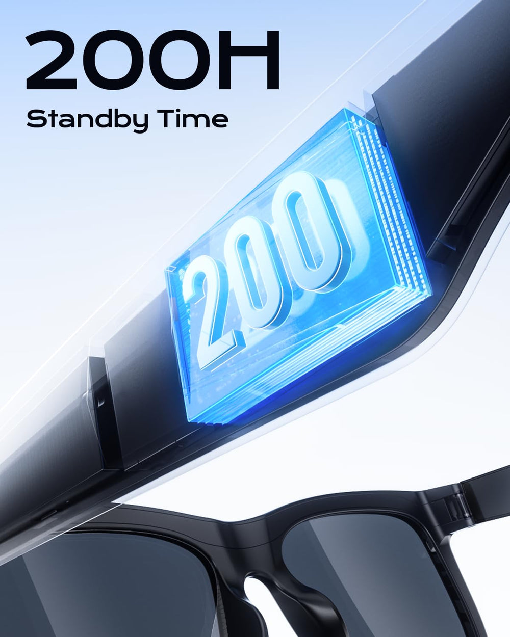 XO Simple is Beauty smart glasses speakers visible for immersive audio outdoors