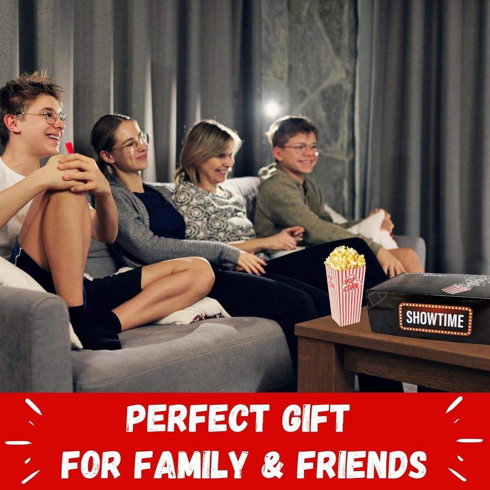 XOXO Parents Movie Night Basket director clapboard adds playful, themed movie night ambiance
