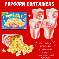 XOXO Parents Movie Night Basket salted peanuts deliver crunchy, savory bites during films